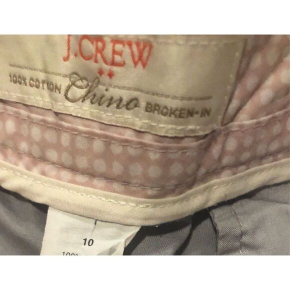 J.Crew Women's Broken In Cotton Gray 5” inseam shorts size 10 - Picture 9 of 9
